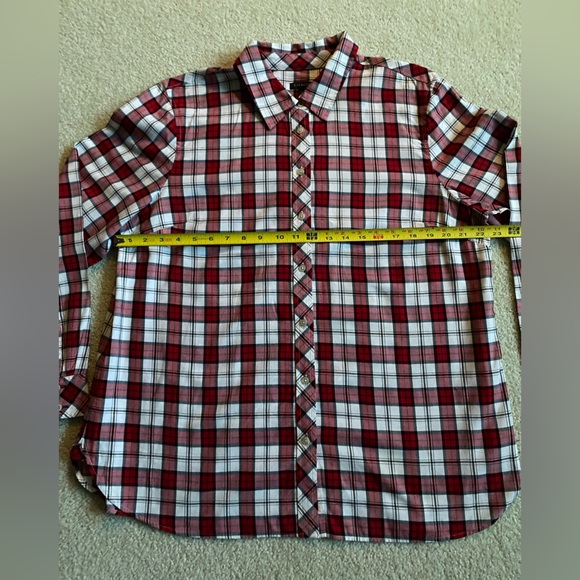 Red Plaid Men's Shirt - Picture 5 of 6